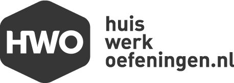 HWO huiswerkoefeningen.nl, naar de startpagina